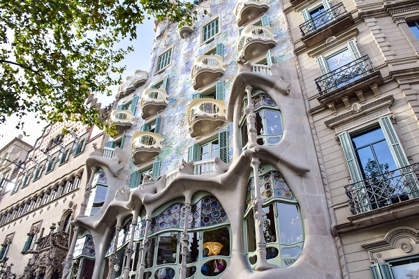 Imagen de la Casa Batlló de Barcelona