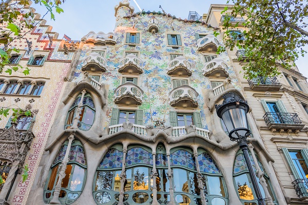 Fachada de la Casa Batlló de Barcelona